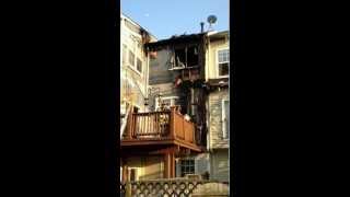 preview picture of video 'Broadlands, VA - Townhouse Fire - June 2012'