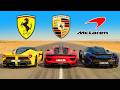 P1 V La Ferrari V 918 DRAG RACE