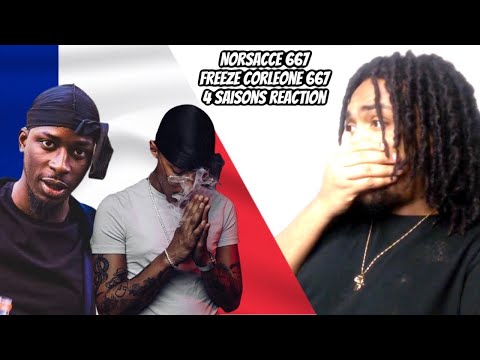 FRENCH RAP REACTION Norsacce 667 feat. Freeze Corleone 667 - 4 saisons
