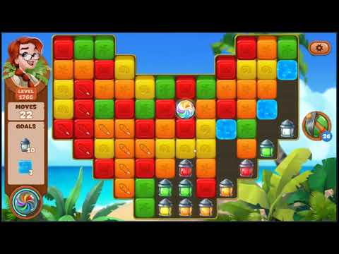 Lost Island Blast Adventure Level 1766 - NO BOOSTERS 🏝️ | SKILLGAMING ✔️