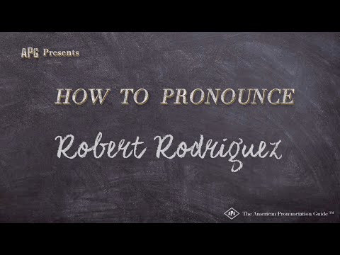 How to Pronounce Robert Rodriguez (Real Life Examples!)