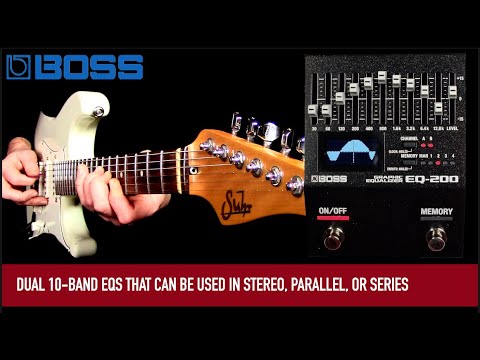 Boss EQ-200 Equalizer 2019 - Present - Black image 4