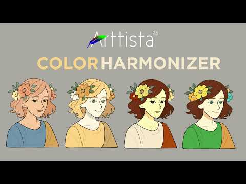 Mastering Color Harmonization in Arttista — Bring Your Artwork to Life! thumbnail