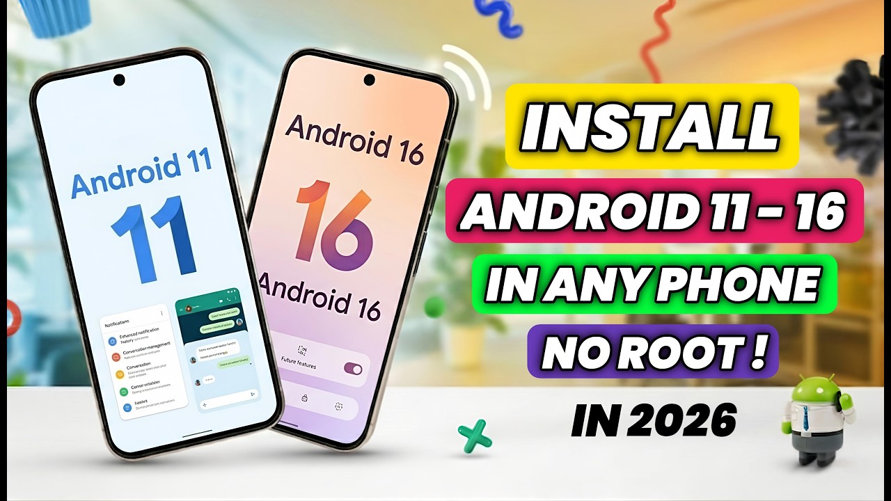 Android Version Change Tutorial | Switch Android Versions Android 11 To Android 16