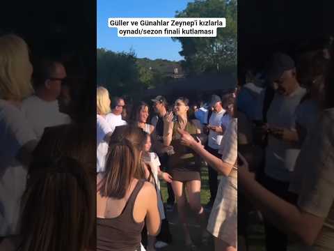 Güller ve Günahlar Zeynep'i kızlarla oynadı/sezon finali kutlaması / Cemre Baysel