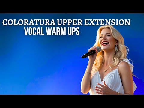 SOPRANO COLORATURA UPPER EXTENSION WARM UPS ✨ scales, breathing, daily vocal exercises