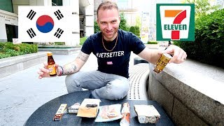 Korean CONVENIENCE STORE $10 Breakfast Challenge at 7 Eleven | Seoul, South Korea