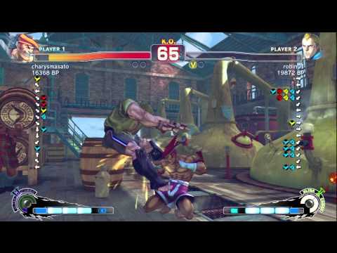 robin01 [Abel] vs charysmasato [Adon] SSF4 Japanese Online Ranked Matches - TRUE-HD