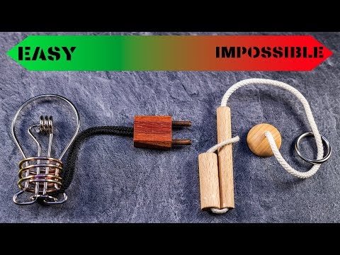5 Rope Puzzles - Dead EASY to SUPER DIFFICULT!