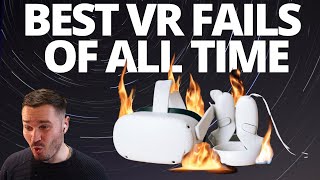 The Best VR Fails of All Time - Reacting to VR going wrong