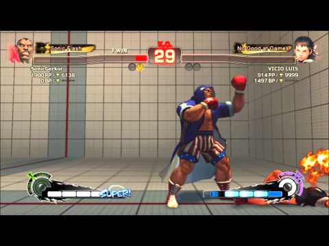 SSF4 AE - SonicGerkor (Balrog) vs VICIO LUIS (Sakura)