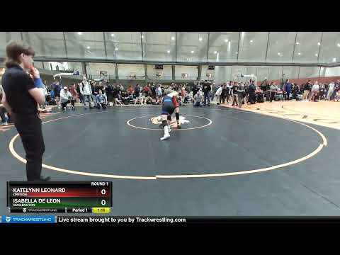 112 Lbs Round 1 - Katelynn Leonard, Oregon Vs Isabella De Leon, Washington Ee67