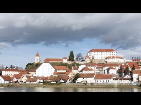 Ptuj, Slovenia, Panoramic Shot of Oldest City in Slovenia | Stock Footage - Videohive