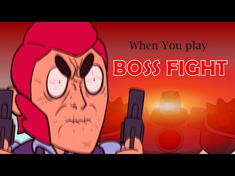 BRAWLSTARS ANIMATION WHEN YOU PLAY BOSS FIGHT