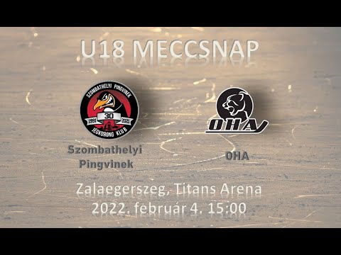 U18 195 Szombathelyi Pingvinek -  OHA (élő közvetítés)
