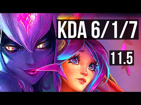 EVELYNN vs LILLIA (JUNGLE) | 6/1/7, 68% winrate, Rank 9 Eve, Dominating | TR Grandmaster | v11.5