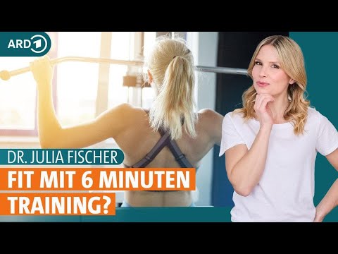 Muskelaufbau mit Aurum Fitness: Reichen 6 Minuten Training aus? | Dr. Julia Fischer | ARD Gesund