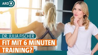 Muskelaufbau mit Aurum Fitness: Reichen 6 Minuten Training aus? | Dr. Julia Fisc