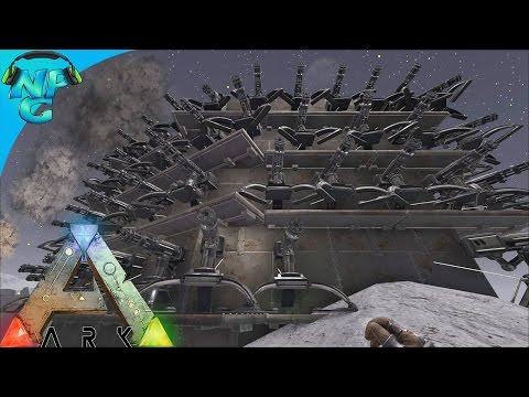 S3E17 - Turret Tower of Terribleness - Buildy Buildy Times! ARK Survival Evolved PVP Season