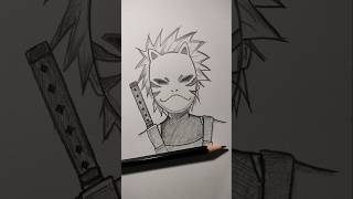 Download lagu Kakashi drawing with anbu mask #naruto #anbu #kakashihatake #pencilart mp3