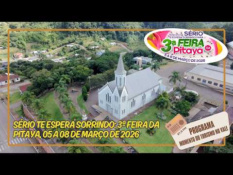 Sério te espera sorrindo: 3ª Feira da Pitaya – 05 a 08 de março de 2026