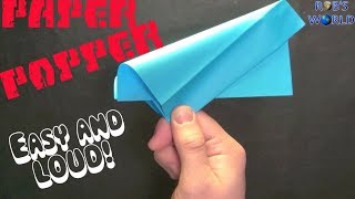 How to Make a Paper Popper! (Easy and Loud) - Rob&#39;s World