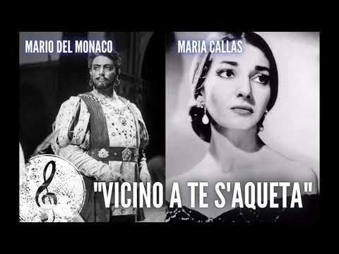 "Vicino a te s'aqueta" Andrea Chenier, U. Giordano - Mario del Monaco and Maria Callas