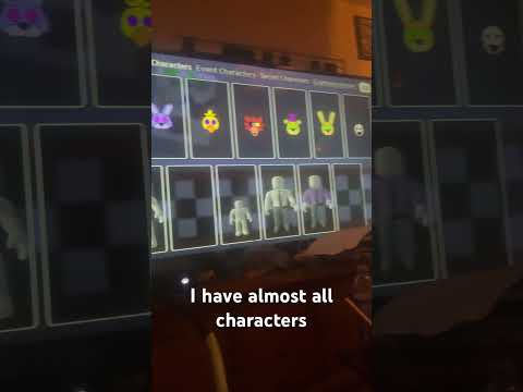 Fredbear's mega roleplay all characters #roblox #fnaf #freddyfazbear