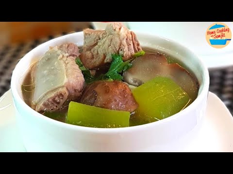 Sweet & Delicious Fuzzy Melon Soup with Pork Ribs Recipe
