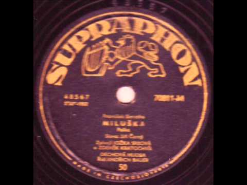 Jožka Srbová a Zdeněk Kratochvíl  - Miluška 1952