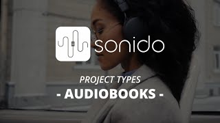 Sonido Studio Management Project Types - Audiobooks