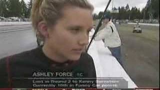 Ashley Force's Seattle Funny Car Crash 2007
