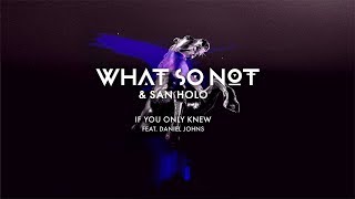 What So Not &amp; San Holo - If You Only Knew (feat. Daniel Johns) [Official Audio]
