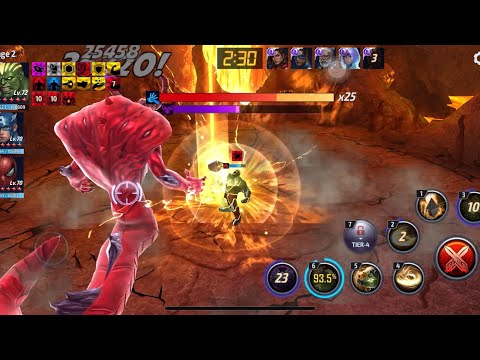 T3 lvl 72 hulk vs lvl 80 hulk vs world boss legend thanos knull and mephisto #marvelfuturefight