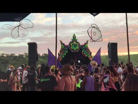 Ghantt Playing '' Drop From Far Away " from Ephedra & Ohm Mind @Lunar Trance in Brazil