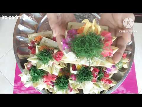 Tutorial Canang Yase Yang Lengkap,Dari Membuat Tatakannya Sampai Nandingnya#tutorial 