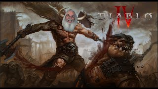 Gaming Grandpa having his fun with diablo 4