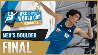 Men's Boulder final || Hachioji 2023 by International Federation of Sport Climbing