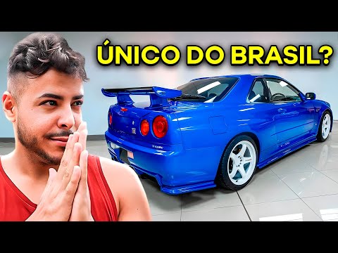 SKYLINE R34 DO RENATO GARCIA É MESMO O ÚNICO DO BRASIL? - Quando Custa Importar e História