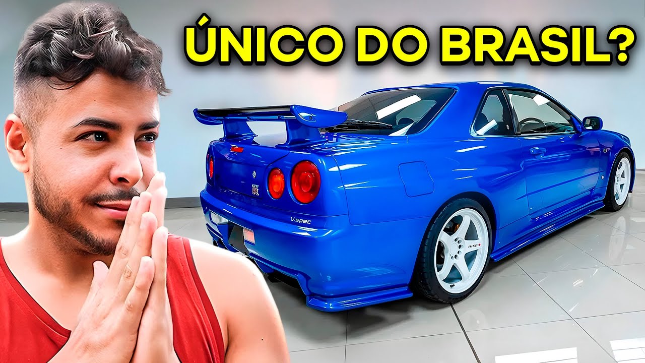 SKYLINE R34 DO RENATO GARCIA É MESMO O ÚNICO DO BRASIL? - Quando Custa Importar e História