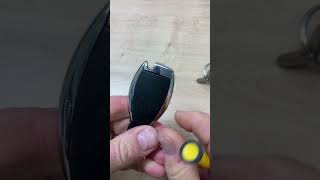 Mercedes Key Battery change EASY DIY #automobile #carkeys #mercedes