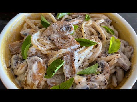 Pasta Cremosa con Champiñones | El de las trufas