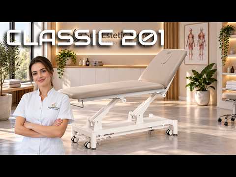 Classic 201 lettino fisioterapia 2 sezioni 1 motore con perimetrale