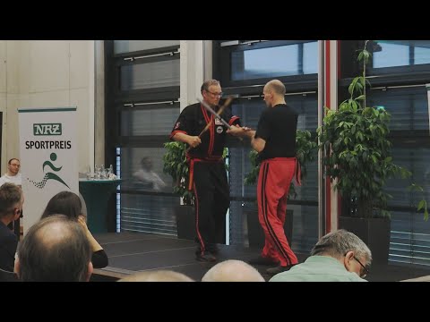 Modern Arnis Vorführung beim NRZ Sportpreis des Jahres 2023