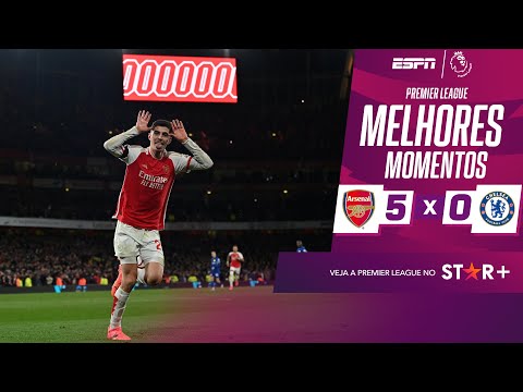 Gols e lances de Arsenal x Chelsea