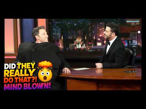 Jimmy Kimmel Roasts Ben Affleck for 'Dropping a Gr