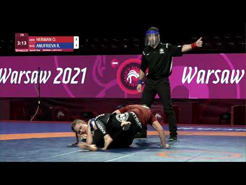 1/4 Women's GP No-Gi - 71 kg: O. HERMAN (UKR) v. R. ANUFRIEVA (RUS)