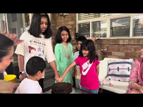 Rayya cutting another cake 🎂 for 11th birthday