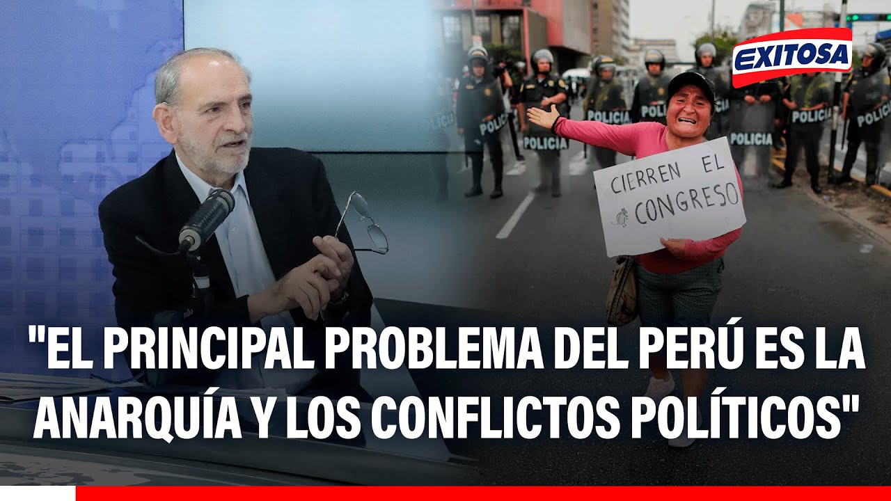 🔴🔵 Yehude Simon: "El principal problema del Perú es la anarquía y los conflictos políticos"