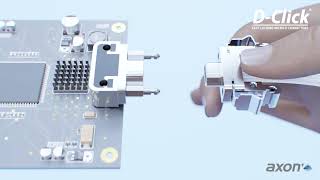 Fast-locking micro-D connectors